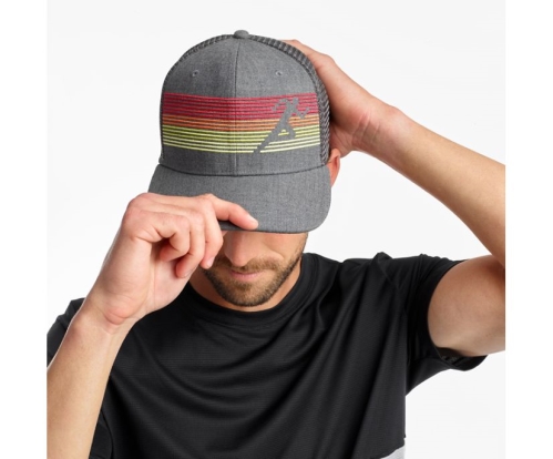 Tenis Saucony Saucony Trucker Hat Hombre Sombreros Accesorios Dark Gris Heather México MX-813-TI